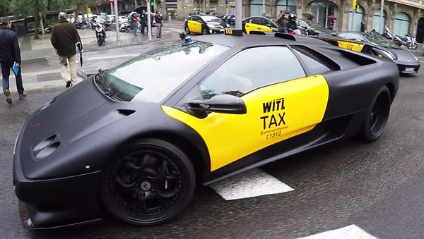 13. Бугатти-такси