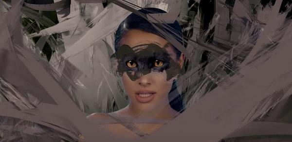 10. Bir anlığına Ariana Grande'nin gözlerinde görünen siyah Puma, ırkçılık karşıtlığı ve sosyal eşitlik sembolü.