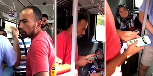 Metrobüste Bir Kadının Gizlice Fotoğrafını Çeken Sapık!