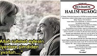 "Ben Öldüm!" Adalet Ağaoğlu'nun Eşi Halim Ağaoğlu Kendi Ölüm İlanını Kendisi Yazdı