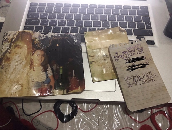 И снимок после отправки, когда он был обнаружен жителями Марокко: