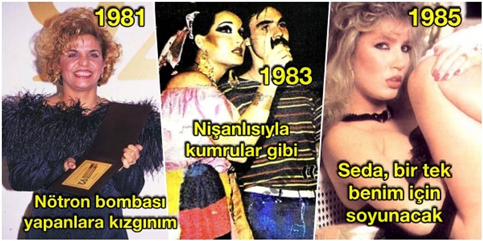 80'li Yıllarda Doğanların, Doğdukları Yıl En Çok Konuşulan Magazin Manşetleri