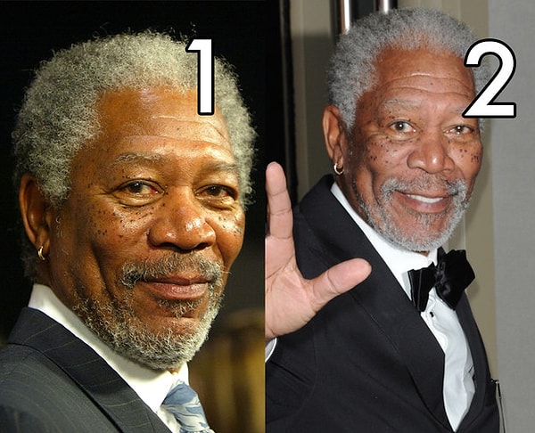 5. Какое фото Моргана Фримена было снято раньше?