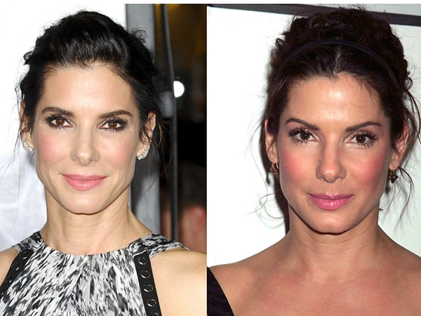 8. Какое фото Сандры Буллок было снято раньше?