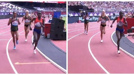 Yarışı Kazandığını Zannedince Duraklayan Atlet Birincilikten Oldu!