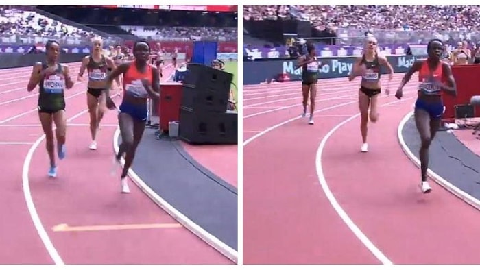 Yarışı Kazandığını Zannedince Duraklayan Atlet Birincilikten Oldu!