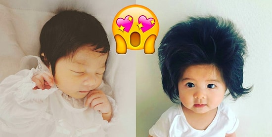 Малышке всего 6 месяцев, но её причёска уже покорила сердца 80 тысяч фолловеров в Инстаграм