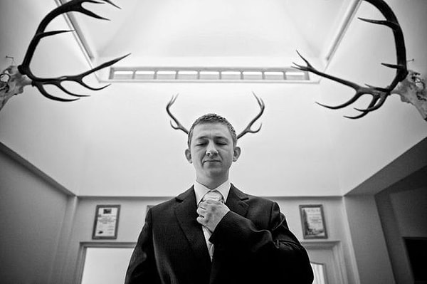 25. Ещё не женился, а уже с рогами 😏