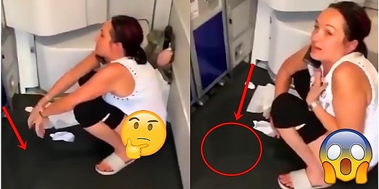 "Я сказала сотрудникам, а они запретили пользоваться туалетом": женщина сходила "по-маленькому" прямо в самолете