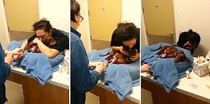 Köpeğiyle Vedalaşan Kadının İzlerken Gözlerinizden Yaş Getirecek Görüntüleri