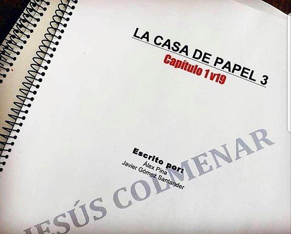 10. La Casa De Papel'de 3. sezonun senaryo okumaları başladı!