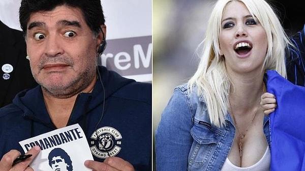 Arjantinli model Wanda Nara'nın yıllar önce Diego Maradona ile birlikte olduğu iddia edilmişti. Bu konu Arjantin'de uzun süre gündemi meşgul etmişti.