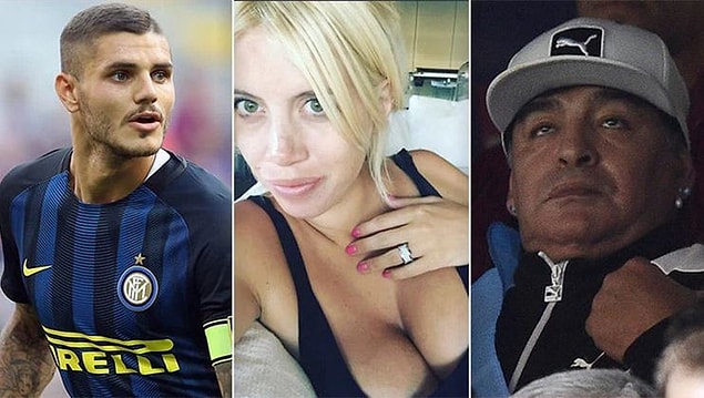Şimdilerde Icardi ile evli olan Wanda Nara için bu kez Maradona ile yaşadığı aşkla gündeme geldi.