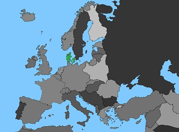9. Какая страна отмечена на карте?