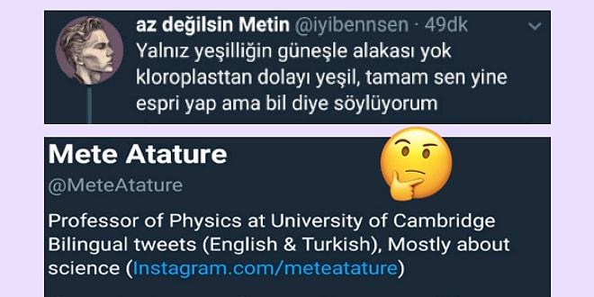 Cambridge Fizik Profesörüne Kendince Laf Sokmaya Çalışırken Çuvallayan Twitter Kullanıcısı