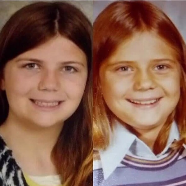 8. "Я в 5 классе vs моя мама в том же возрасте"