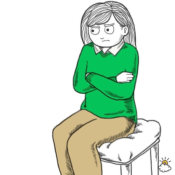 "Скрестив руки"