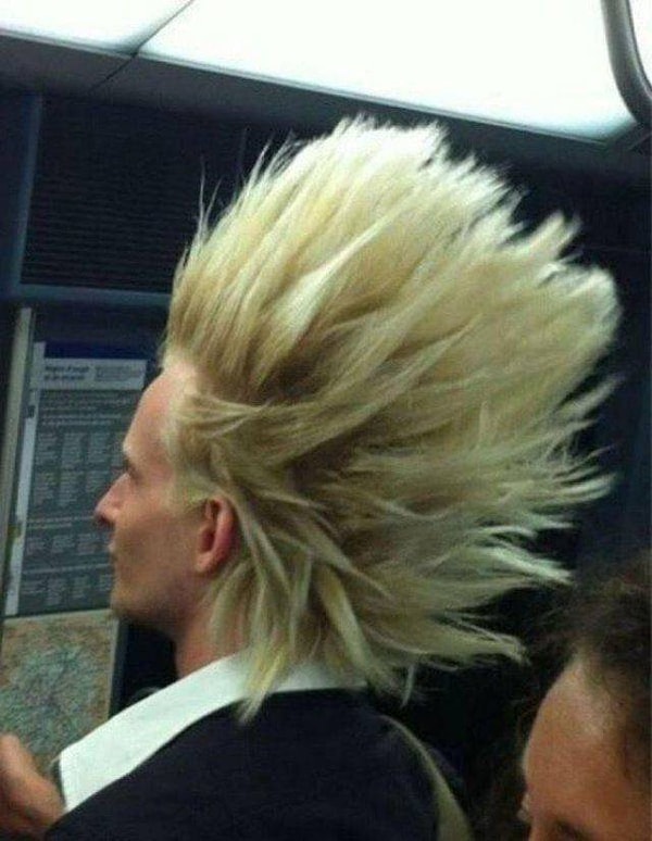 24. Этому парню удалось добиться эффекта вентилятора, как в рекламе