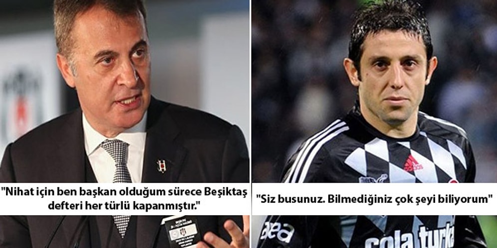 Mesajlar Paylaşıldı! Beşiktaş Başkanı Fikret Orman ile Nihat Kahveci Arasındaki Gerginlik Büyüyor