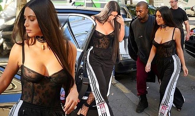 Kim Kardashian'ın 'Olmaz Olsun Böyle Moda' Dedirten Birbirinden Kötü 22 Kıyafeti