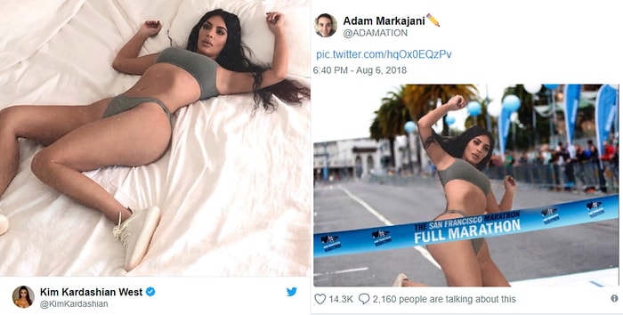 Когда участвуешь в рекламной кампании мужа и становишься из-за этого мемом: новая фотография Ким Кардашян стала жертвой фотошоперов
