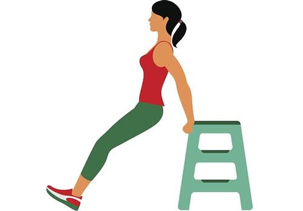 3. Отжимание в упоре сзади