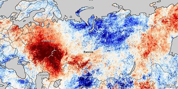 10. 2010’da Rusya genelinde yaşanan bir sıcak hava dalgası 55.736 kişinin ölümüne sebep oldu.