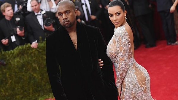 5. Ким Кардашян и Канье Уэст