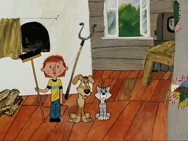 8. "Дядя Федор, пёс и кот"