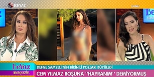Beyaz TV, Düzgün Fiziği İle Düşman Çatlatan Defne Samyeli'nin Bikinili Fotoğraflarını Sansürledi