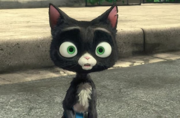 10. И, наконец, перед вами киса из мультфильма...