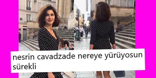 Kendine Has Tarzıyla Gizemli Yürüyüş Videoları Çeken Nesrin Cavadzade, Sosyal Medyanın Diline Düştü!