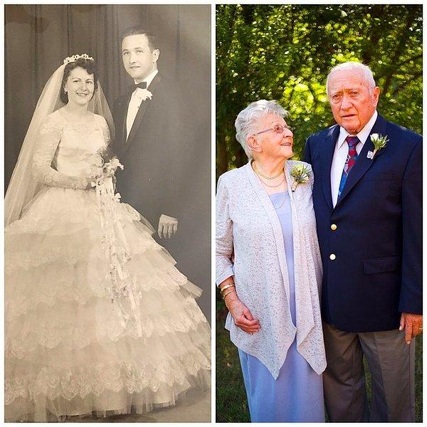 2. Evlendikleri gün ve 60 yıl sonrası!