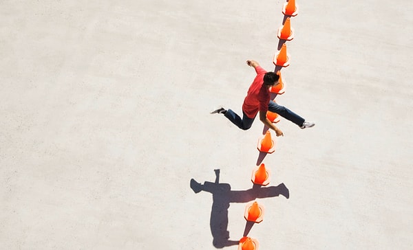 7. Для вас перепрыгивать через препятствия — это...