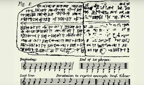 7. Самая старая песня в мире -  хурритский гимн Никкаль (№ 6). Нашли её при раскопках царского дворца в Угарите.