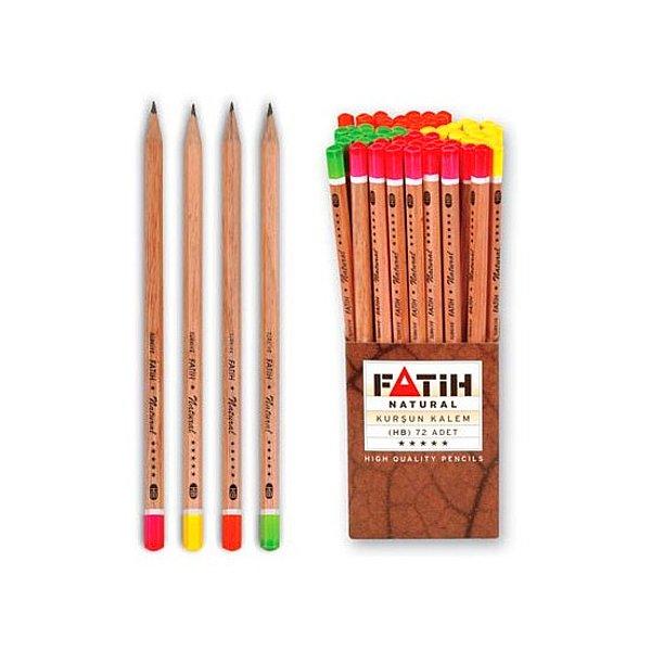 1. Biten, kaybolan kalemler yerine sürekli yenisini almak istemiyorsanız işte size kesin çözüm: 72'li tahta kurşun kalem seti! ✏