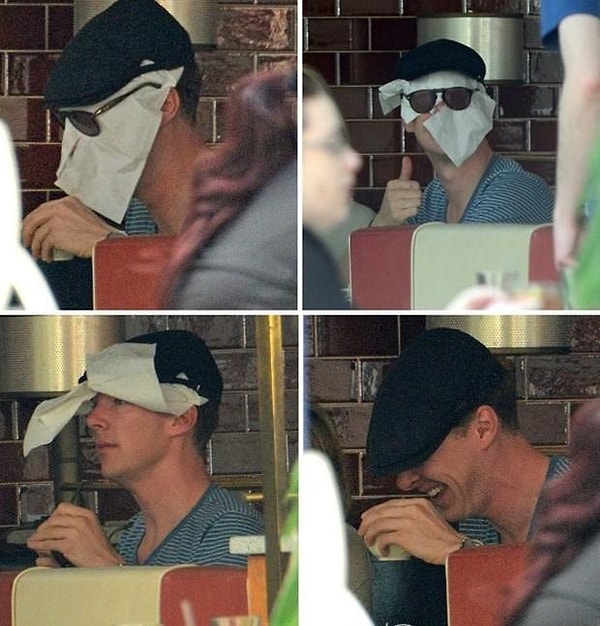 5. Бенедикт Камбербэтч троллит фотографов как дышит