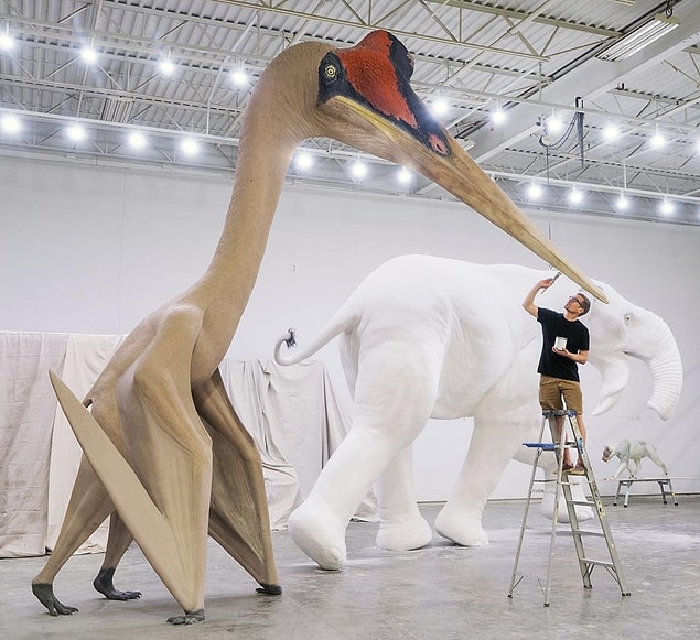 13. Quetzalcoatlus northropi. Yaşamış en büyük uçan canlılardan biriydi.