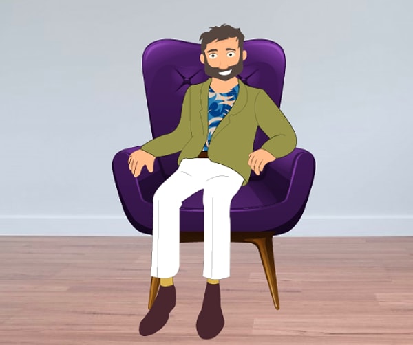 Откинувшись назад: