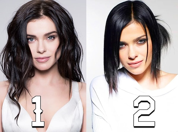 1. Итак, на каком фото Лена Темникова моложе?