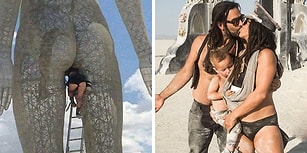 2018 Katılımcıları Çölde Yerini Aldı: Burning Man'in Dünyanın En Çılgın Festivali Olduğunun Kanıtı 30 Kare