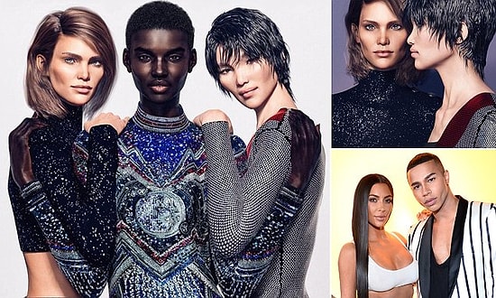 Balmain'den Dünyaca Ünlü Süper Modeller Yerine Bilgisayarla Yaratılmış Yepyeni Sanal Mankenler!
