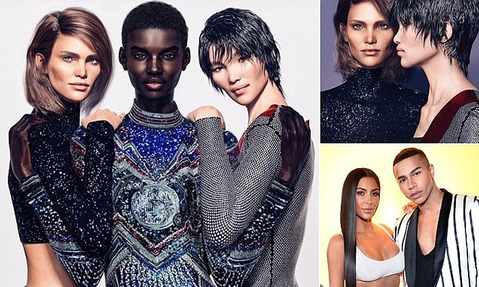 Balmain'den Dünyaca Ünlü Süper Modeller Yerine Bilgisayarla Yaratılmış Yepyeni Sanal Mankenler!