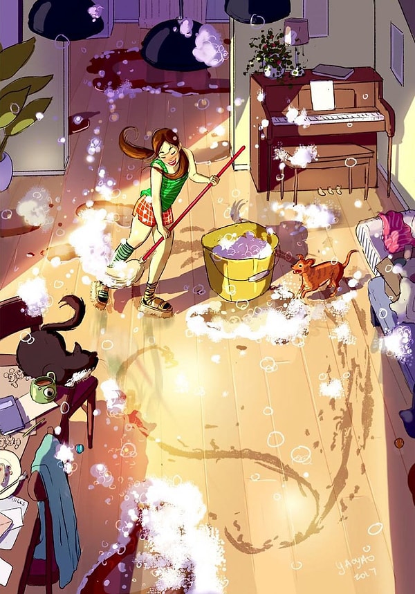 И вместе делать генеральную уборку