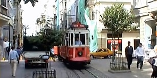 2001 Yılına Ait Nostalji Tadında İstiklal Caddesi Görüntüleri