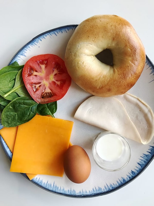 1. Сэндвич в бейгле