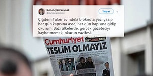Cumhuriyet Gazetesinden Dört Ayrılık Haberi... Çiğdem Toker 'Hoşça Kalın' Dedi