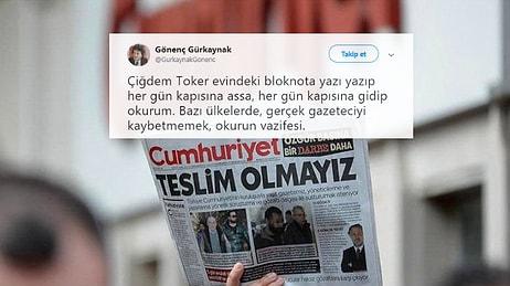 Cumhuriyet Gazetesinden Dört Ayrılık Haberi... Çiğdem Toker 'Hoşça Kalın' Dedi