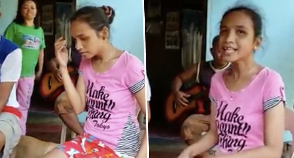 Уитни - это ты??? Слепая девочка удивила всех исполнив "I Will Alwaуs Love You"