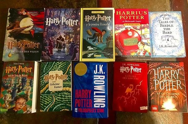 1. "Hangi ülkeye gidersem oranın dilinde yazılmış bir Harry Potter kitabı alıyorum."